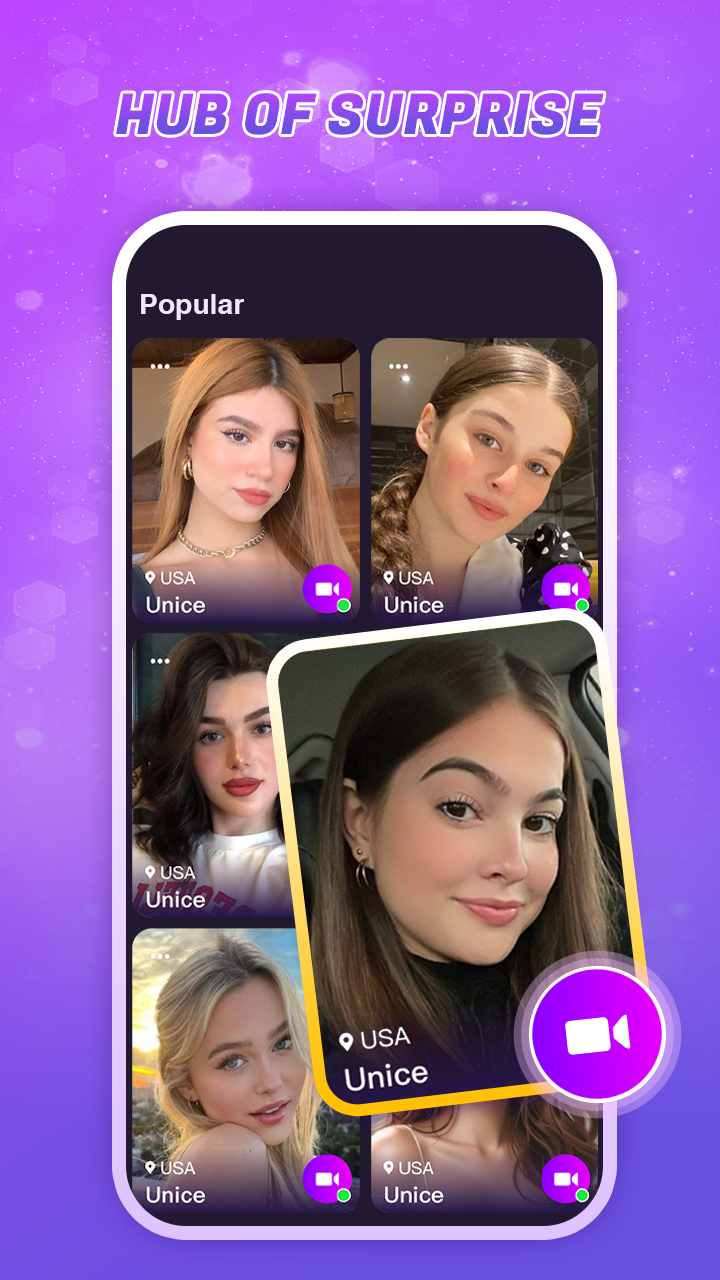 UNICE app screenshot