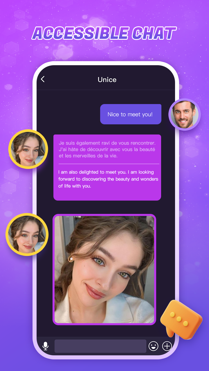 UNICE app screenshot